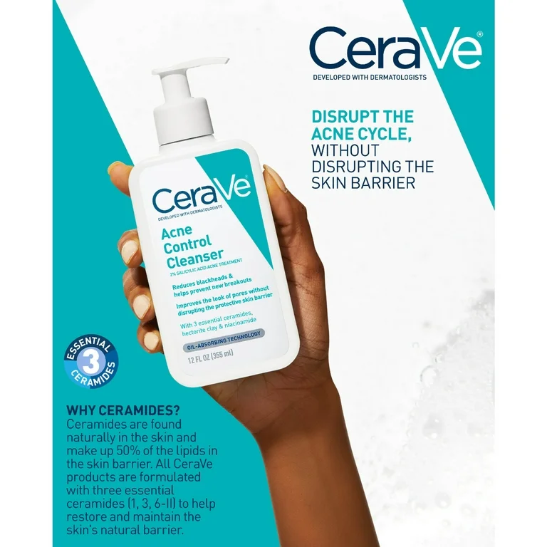 Cera ve Acne Control 2% Salicylic Acid Acne Treatment - Image 4