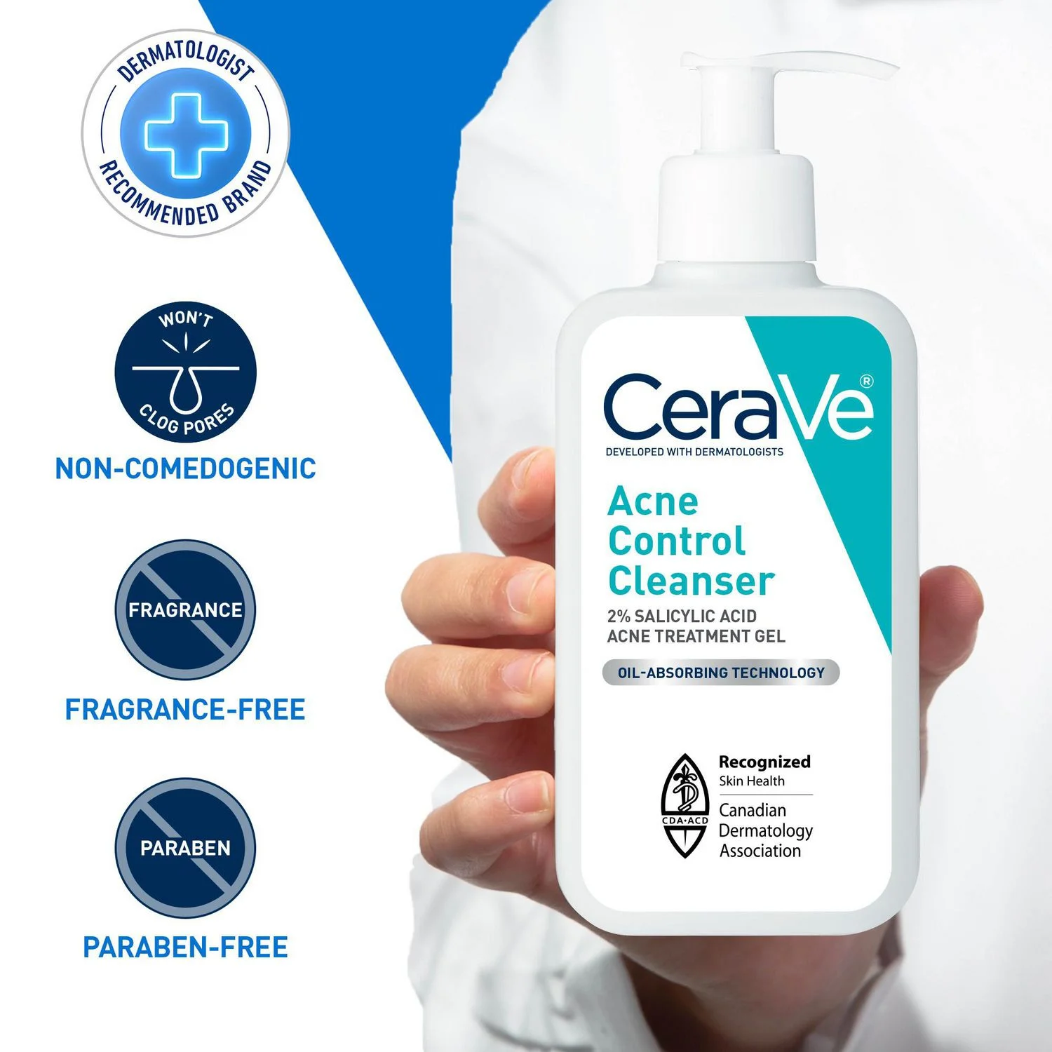 Cera ve Acne Control 2% Salicylic Acid Acne Treatment - Image 3