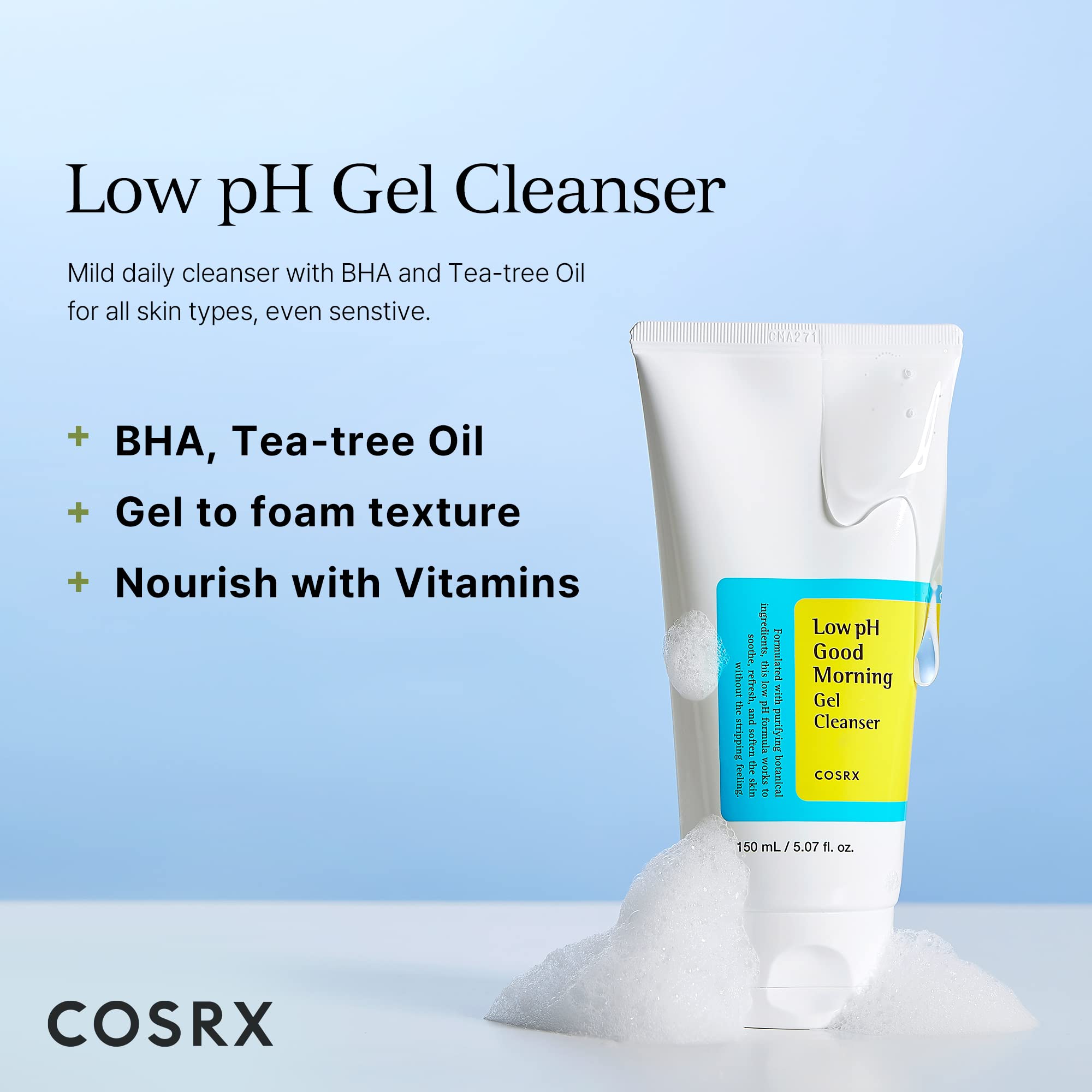 Cosrx Low pH Good Morning Gel Cleanser - Image 3