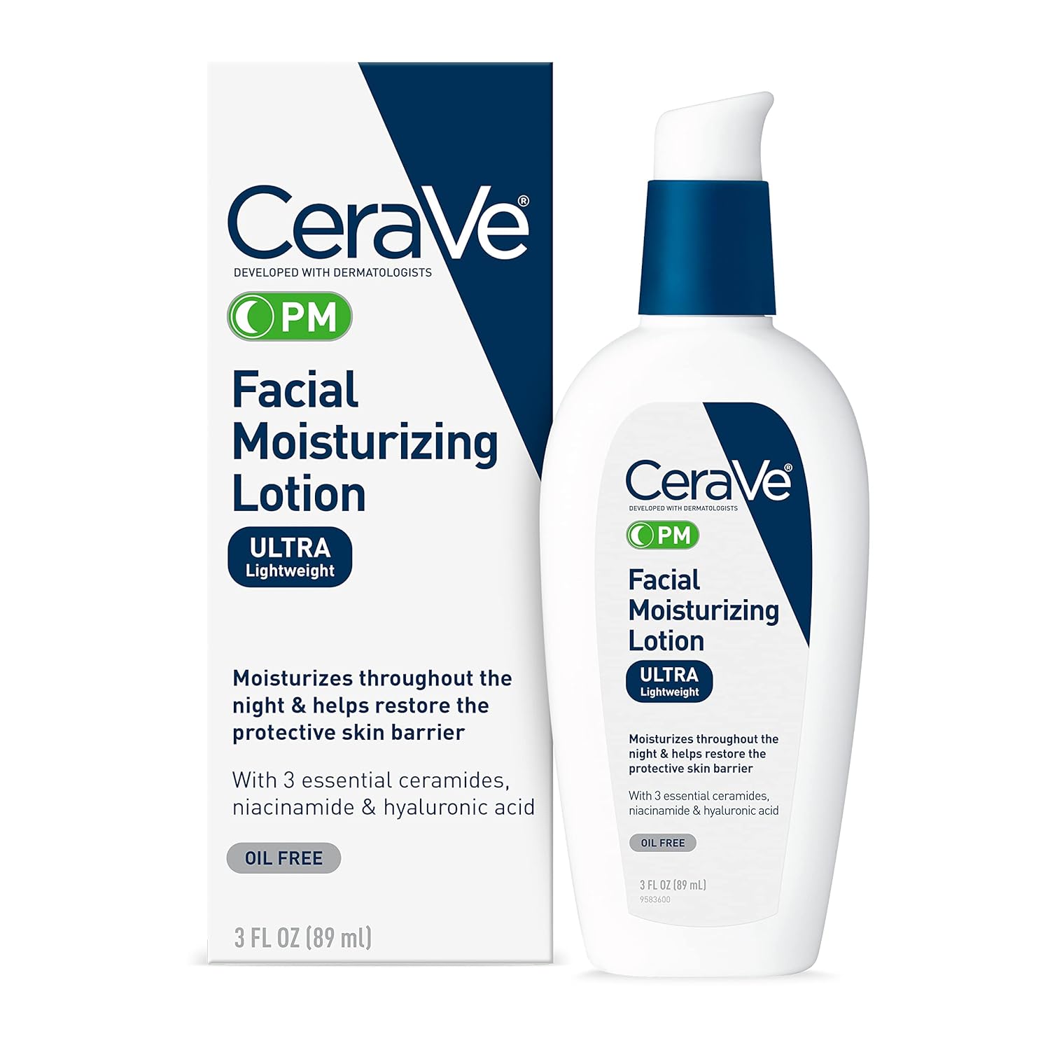 Cerave Oil Free Facial Moisturizing Lotion PM