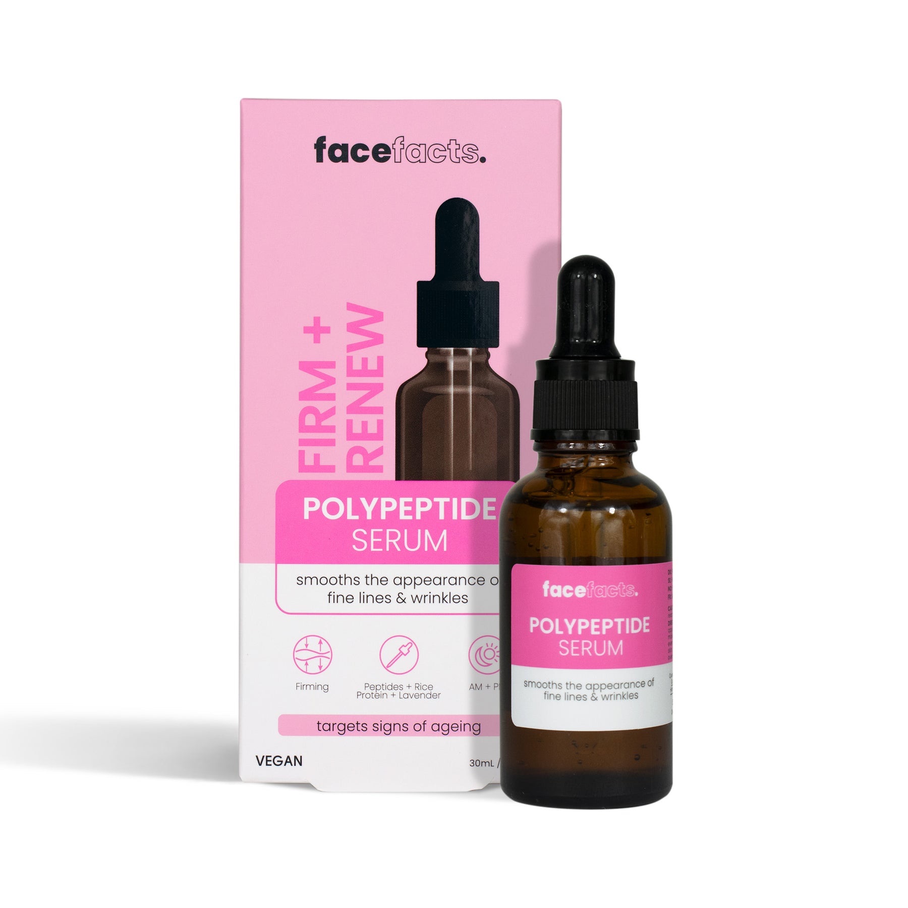 Face facts firm + renew polypeptide serum